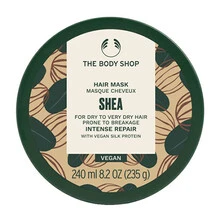 The Body Shop Shea Hair Mask sviestmedžių atkuriamoji plaukų kaukė, 240 ml