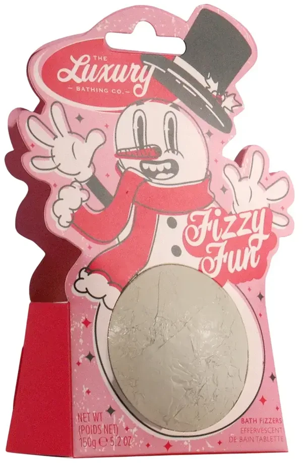The Luxury Bathing Company, Fizzy Fun, Hydrating & Softening, Vanilla, Bath Bomb, Vanilla, 150 g