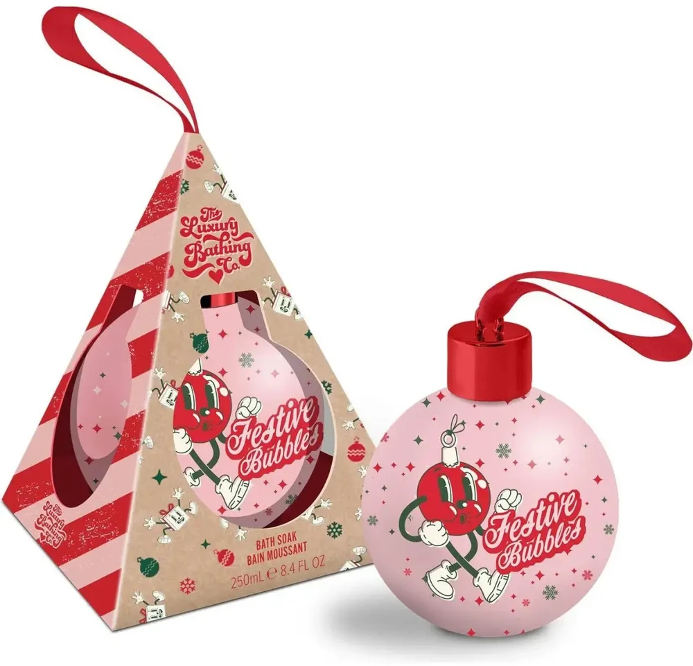 The Luxury Bathing Vonios putos „Kalėdiniai saldainiai, kakava ir vanilė“ (vonios mirkymas) 250 ml