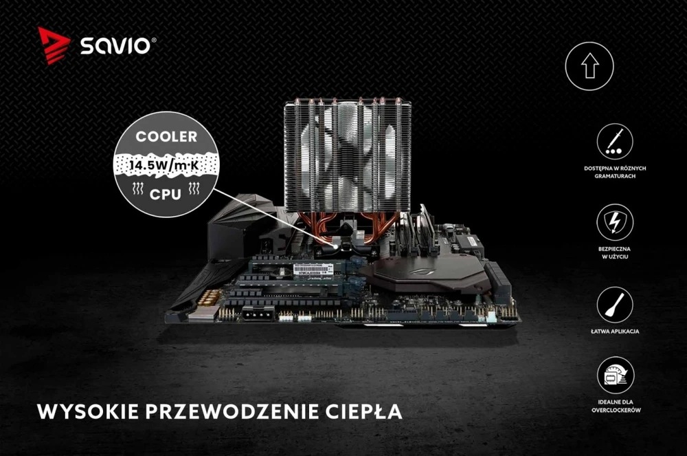 Termo Pasta - Savio Tg-04 14.5 W/m-k 2G