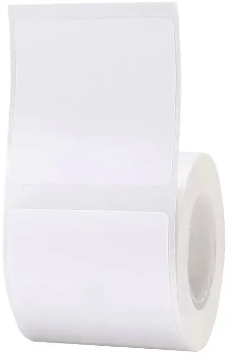Šiluminės etiketės Niimbot lipdukai T 40x40mm 180 vnt (balta)