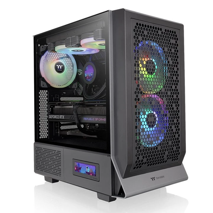 Thermaltake Ceres 300 TG ARGB Juodas