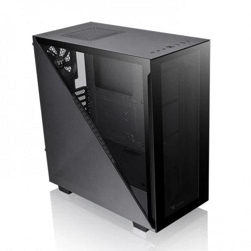 Thermaltake Divider 300 grūdinto stiklo dėklas - Juoda
