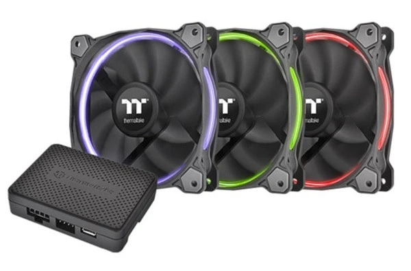 Ventiliatorius Thermaltake Riing 14 RGB TT Premium Edition 3 Pack (3x140mm, LNC, 1400 RPM)