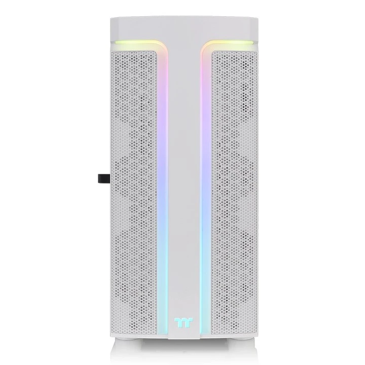 „Thermaltake H590 TG ARGB Snow“, bokšto tipo korpusas - baltas, grūdintas stiklas
