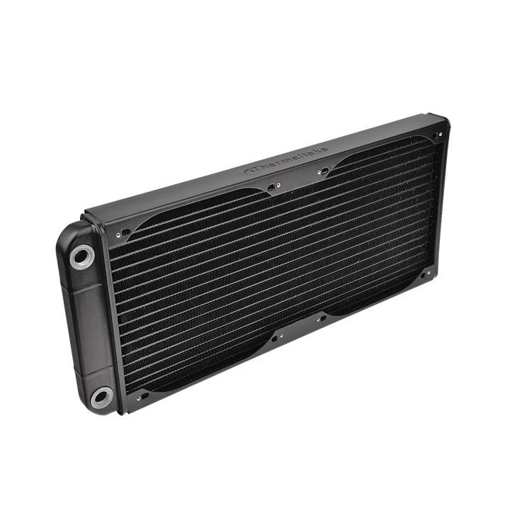 Thermaltake Vandens aušinimas - Pacific R360S plonas radiatorius (360 mm, 4x G 1/4") - Juodas