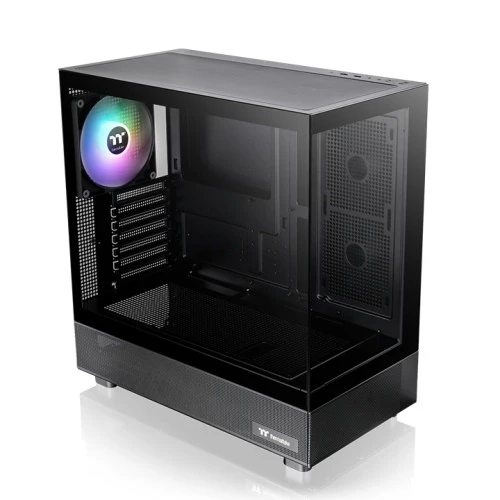 Thermaltake View 270 grūdintas stiklas, stiklinė pusė, ventiliatorius ct140 - juodas