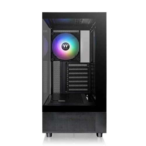 Thermaltake View 270 grūdintas stiklas, stiklinė pusė, ventiliatorius ct140 - juodas