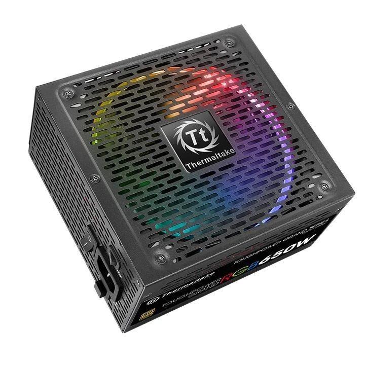 Maitinimo šaltinis Thermaltake Maitinimo šaltinis Toughpower Grand RGB Sync 650W Mod. (80+ Gold, 4xPEG, 140mm)