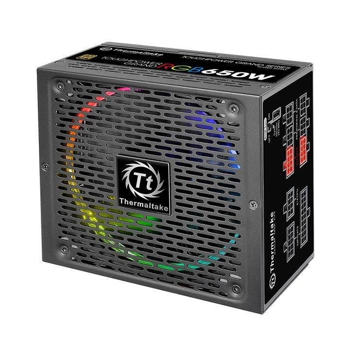 Maitinimo šaltinis Thermaltake Maitinimo šaltinis Toughpower Grand RGB Sync 650W Mod. (80+ Gold, 4xPEG, 140mm)