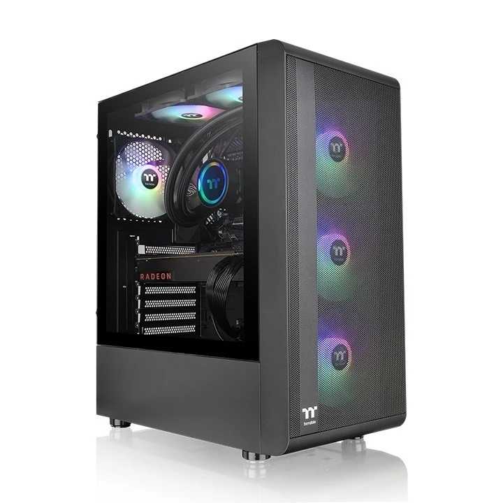 Thermaltake S200 TG Juodas | PC dėklas