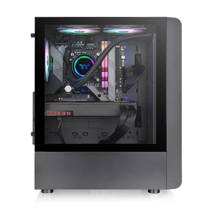 Thermaltake S200 TG Juodas | PC dėklas