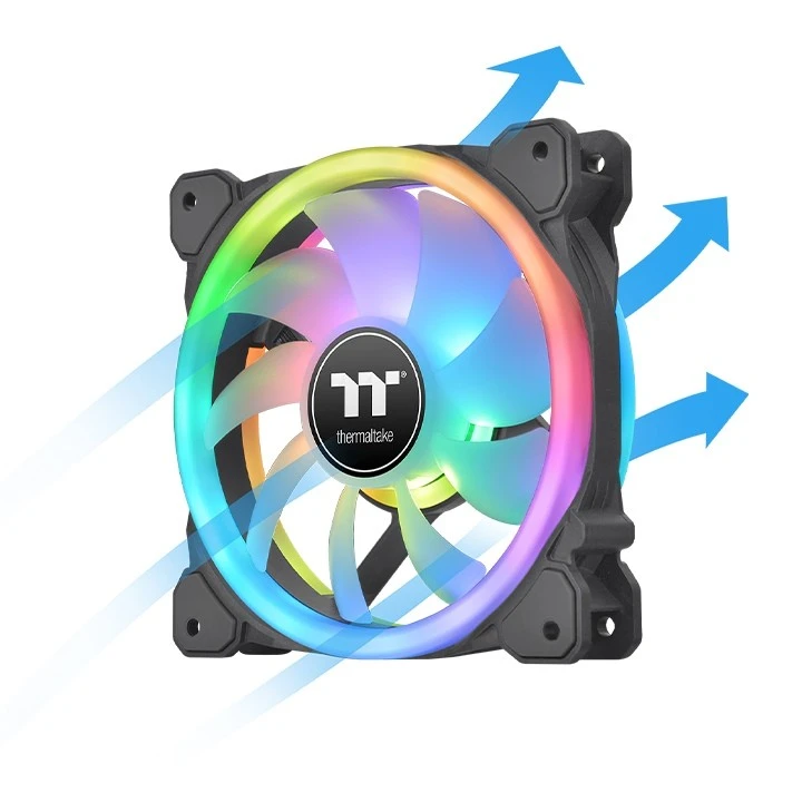 Thermaltake SWAFAN 12 RGB juodas