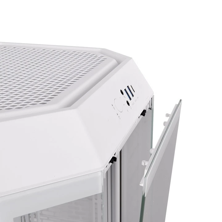 Thermaltake The Tower 300, Tower tipo korpusas - baltas, grūdintas stiklas