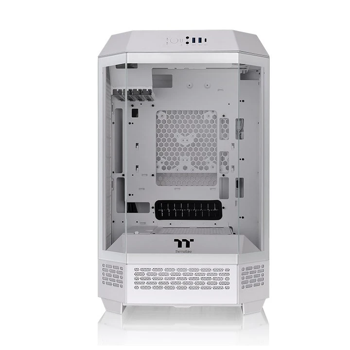 Thermaltake The Tower 300, Tower tipo korpusas - baltas, grūdintas stiklas