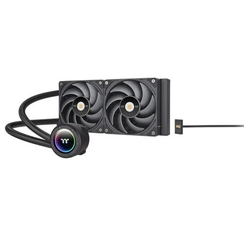 Thermaltake Toughliquid 240 EX, dviejų ventiliatorių aušinimo sistema