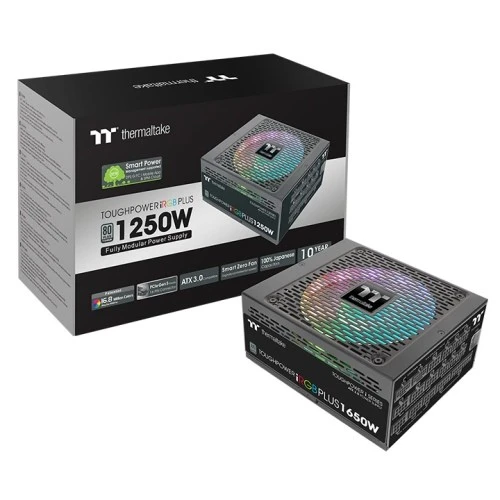Maitinimo šaltinis Thermaltake Toughpower iRGB Plus 1250W Titanium