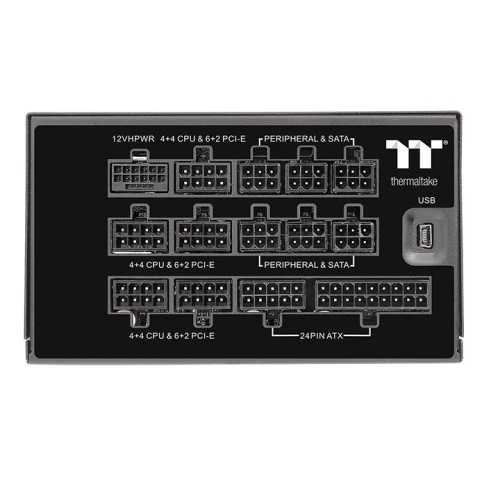 Maitinimo šaltinis Thermaltake Toughpower iRGB Plus 1250W Titanium