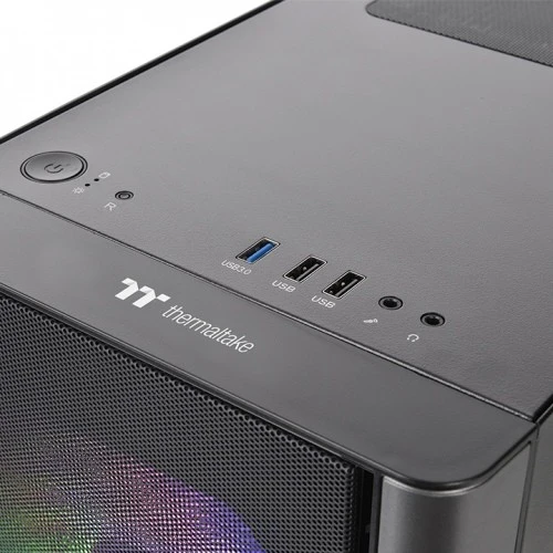 Thermaltake V150 ARGB Breeze grūdintas stiklas