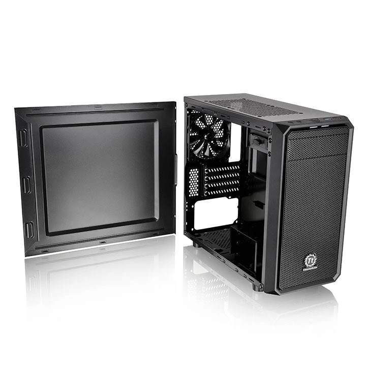 THERMALTAKE Versa H15 Micro Tower, i/O jungtys 1xUSB 3.0,1xUSB 2.0,1x HD Audio, visiškai modulinė koncepcija, kabelių valdymas