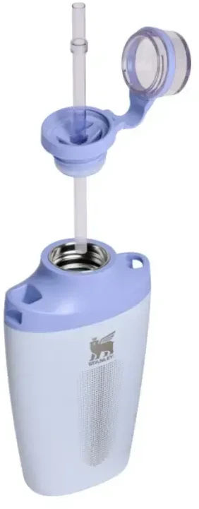 Termosas su dirželiu per petį „The Stanley Cross Bottle 0.68L“ šviesus mėlynas