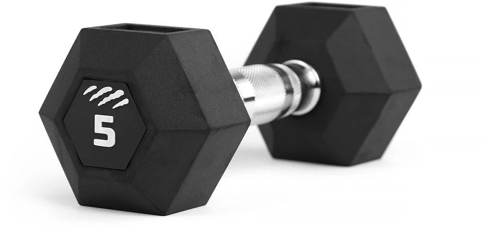 Svarmuo / hantelis TIGUAR Dumbbell HEX 5–50 kg (Svoris: 5kg)