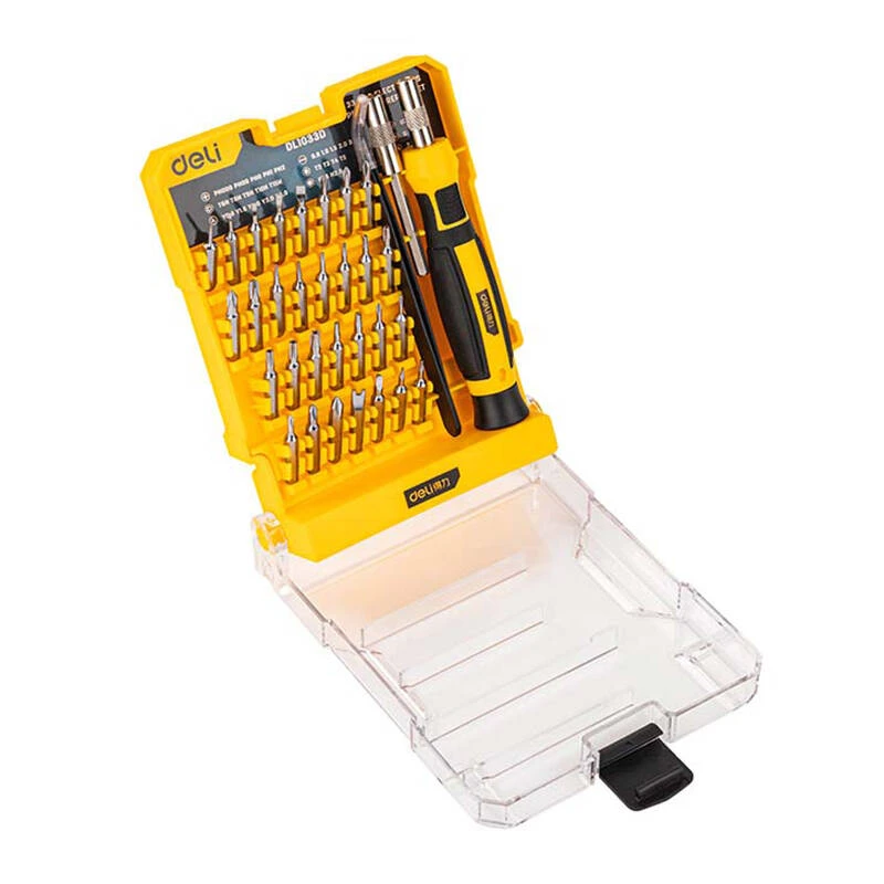 Atsuktuvų rinkinys 33 vnt Deli Tools EDL1033D