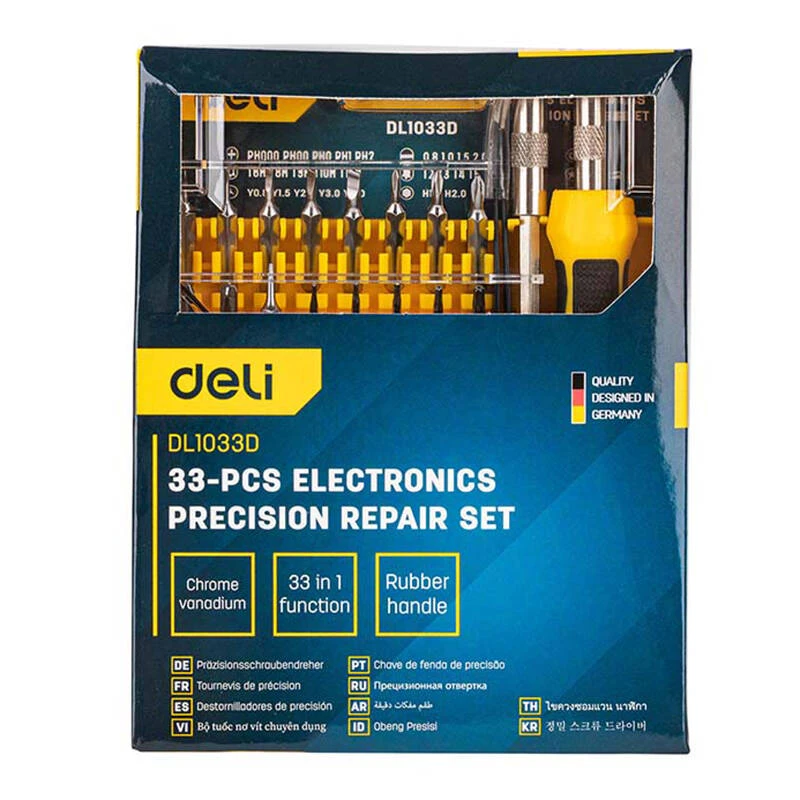 Atsuktuvų rinkinys 33 vnt Deli Tools EDL1033D