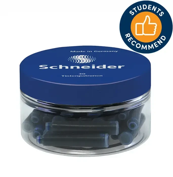Schneder Rašalo kapsulės, Schneider, 30 vnt., trumpos, mėlynos sp.