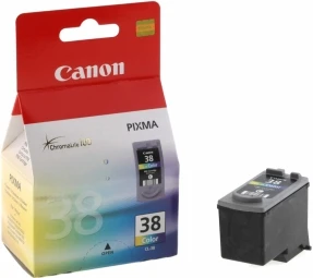 CANON CL-38 rašalo spausdinimo galvutė, spalvota, 9 ml, skirta PIXMA iP2500, 207 puslapiai