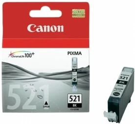 CANON CLI-521bk Ink juodas 9ml iP3600 iP4600 MP540 MP620 MP630 MP980
