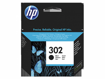 HP 302 juoda rašalinė