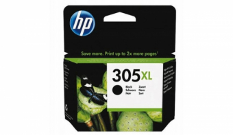 Hewlett Packard (HP) HP 305XL didelio našumo Juodas rašalo kasetė, 240 puslapių, skirta HP DeskJet 2300, 2710, 2720, Plus 4100