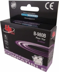 UPrint kompatybilny ink / tusz su LC-980BK, B-980B, juodas, 15ml
