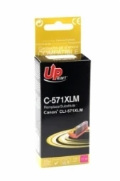 Su UPrint suderinamas rašalas / rašalas su CLI571M XL, C-571XLM, rausvai raudona, 800s, 11 ml, didelės talpos