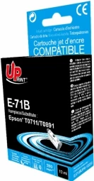 UPrint kompatybilny ink / tusz su C13T07114011, E-71B, juodas, 12ml