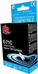 UPrint kompatybilny ink / tusz su C13T07124011, E-71C, cyan, 10ml