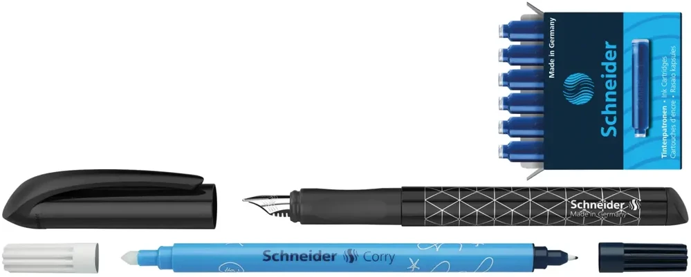 Schneder Schneider Plunksnakočių rinkinys Easy asorti Blister, įvairių spalvų
