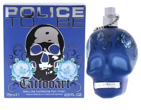 Police To Be Man Tattoo Art Tualetinis vanduo su purškikliu 75ml