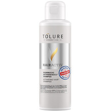 Tolure Cosmetics Stiprinamasis šampūnas storesniems plaukams Hairactiv (Aktyvinantis plaukų šampūnas), 200 ml