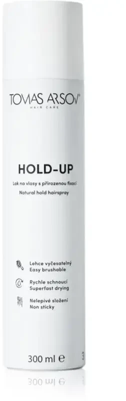 Tomas Arsov natūralios fiksacijos plaukų lakas HOLD-UP (natūralios fiksacijos plaukų lakas), 300 ml