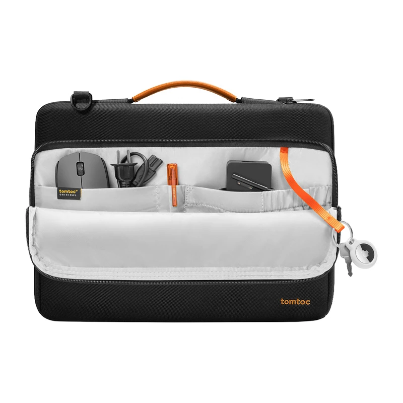 TOMTOC Defender-A40 laptop shoulder bag 16" (juodas)