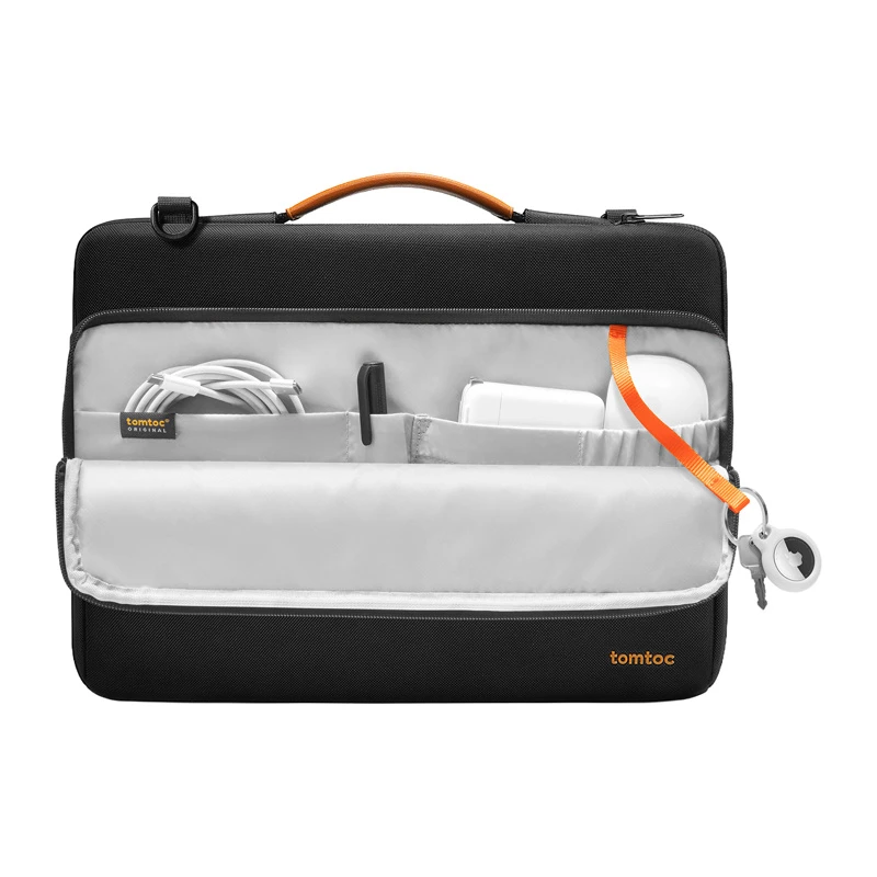 TOMTOC Defender-A40 laptop shoulder bag 16" (juodas)
