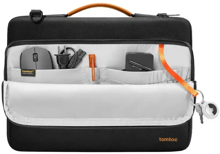 TOMTOC Defender-A40 laptop shoulder bag 16" (juodas)