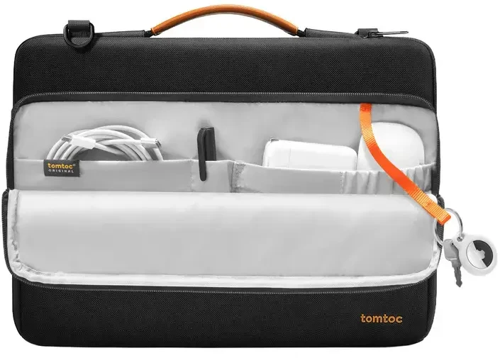 TOMTOC Defender-A40 laptop shoulder bag 16" (juodas)