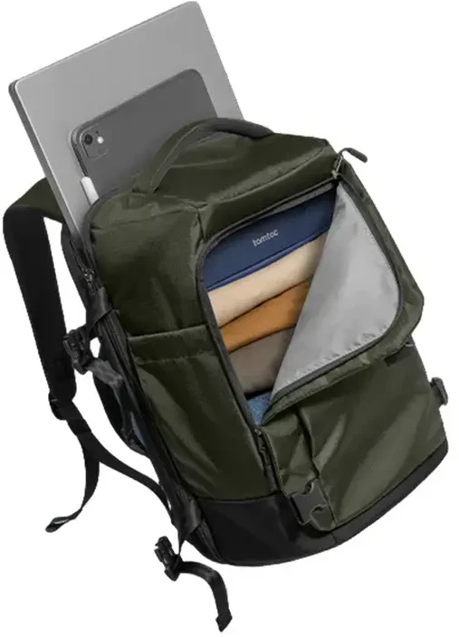 TOMTOC Navigator-T66 Liteway kelioninė kuprinė 15.6"/28L (žalias)