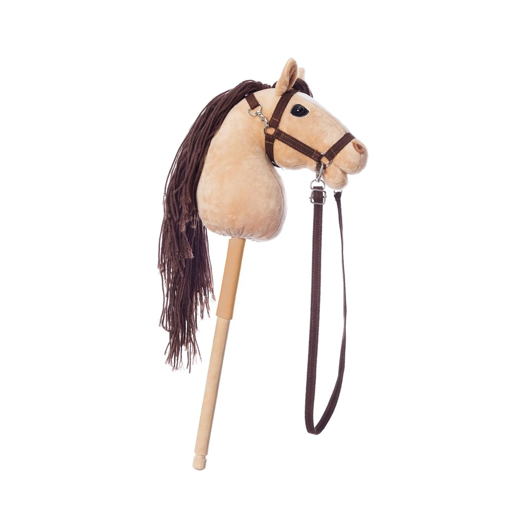 Tootiny Koń na kiju Hobby Horse HOPPIHORSE A4 smėlio spalva