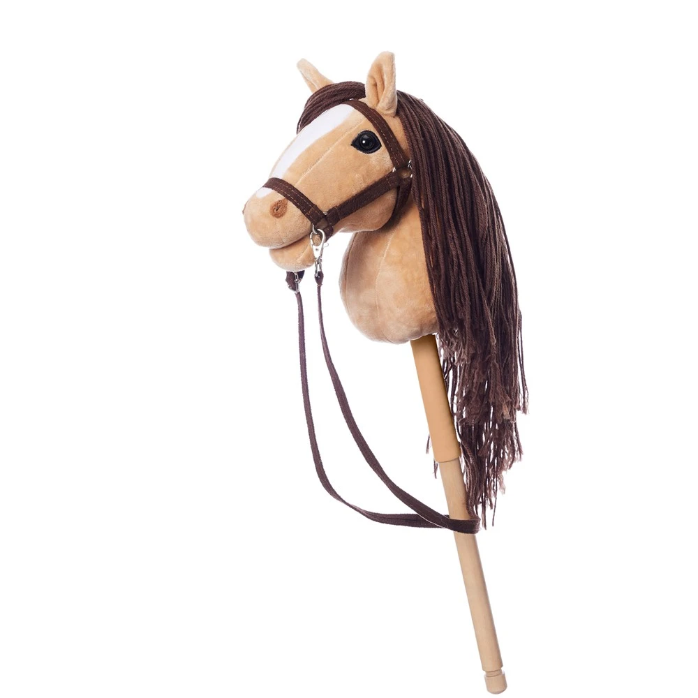 Tootiny Koń na kiju Hobby Horse HOPPIHORSE A4 smėlio spalva