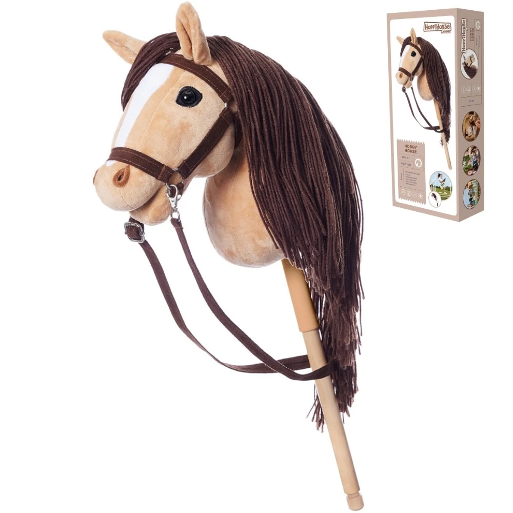 Tootiny Koń Mėgėjiškas arkliukas hoppihorse a3 smėlio spalvos