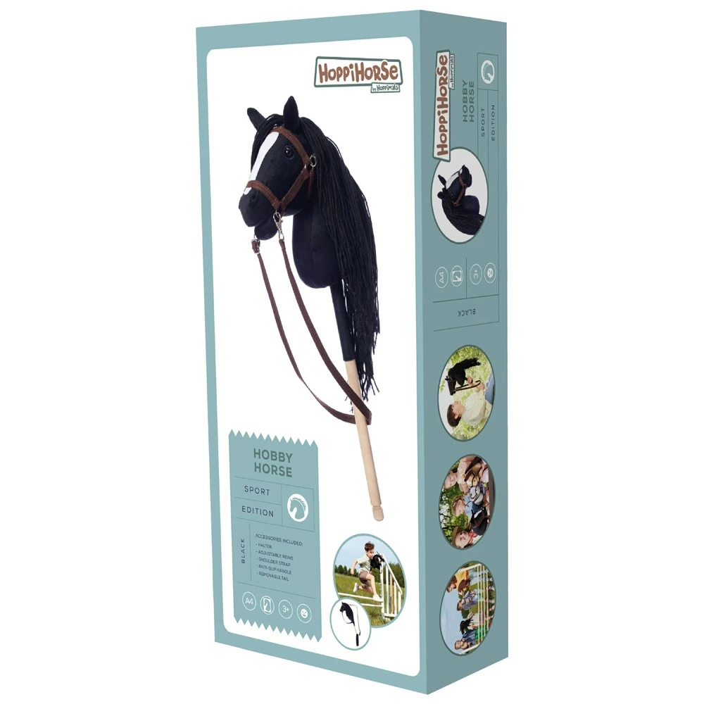Tootiny Hobby Horse HOPPIHORSE A4 juoda